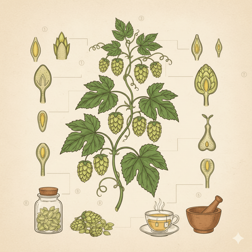 Hopfen als Arzneipflanze – Ein Überblick 2026